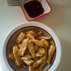 A picture of Fried sweet potato.
