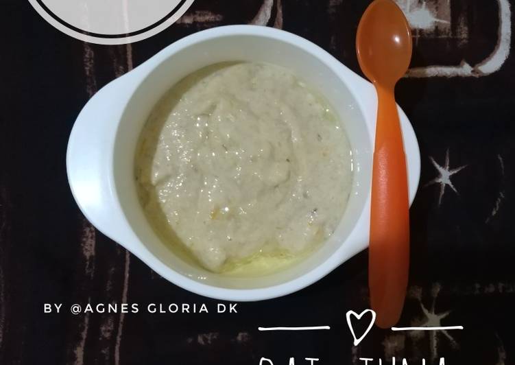 Bubur Oat Ikan Tuna-Menu MPASI 7M+