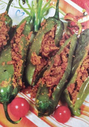 A picture of #Stuffed#Post-2#Crispy Achaari Mirch.
