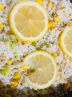A picture of Herb lemon fried rice.