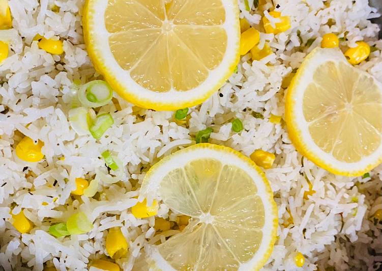 Easiest Way to Make Perfect Herb lemon fried rice