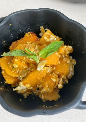 鹹蛋南瓜 的食譜成品照片