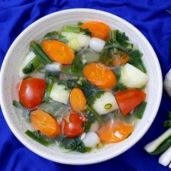 A picture of Chamthong (Manipuri Seasonal Vegetable Stew).