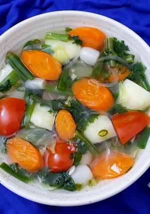A picture of Chamthong (Manipuri Seasonal Vegetable Stew).