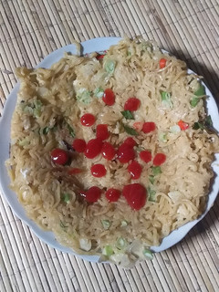 Foto resep Telor dadar versi Mie