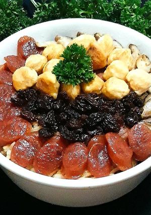 รูปของ ข้าวอบกุนเชียง (ในหม้อหุงข้าว😁)(Kao Aob Goon Chiang)
