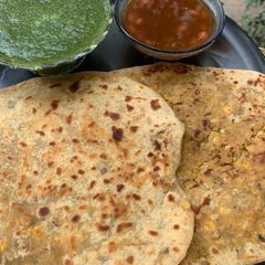 A picture of Sprouts panner Paratha.