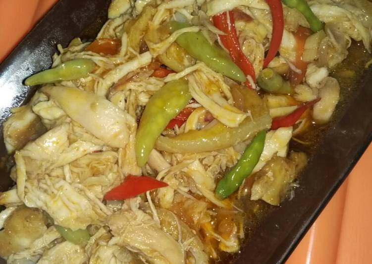 Resep Ayam Suwir Teriyaki yang Lezat Sekali