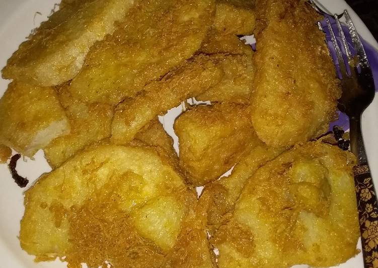 Easiest Way to Make Any-night-of-the-week Fried yam and egg | Satisfyingrecipe.web.app