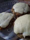 Torticas de lentejas con "queso mozzarella"
