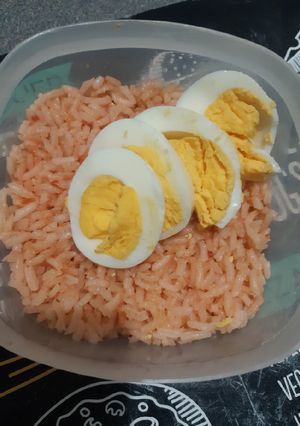 Una foto de Arroz rojo