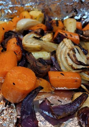 A picture of Roasted Root Vegetables.