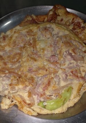 รูปของ ไข่เจียวแหนมหมู
