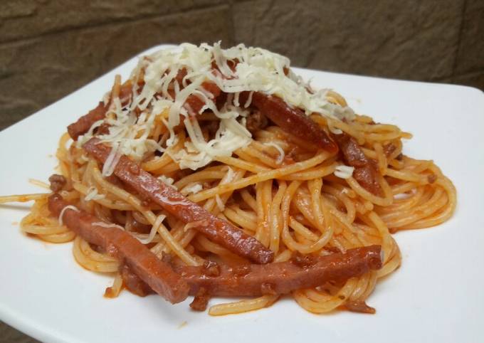 Ternyata ini lho! Resep bikin Spagetti Saus Bolognese  nikmat