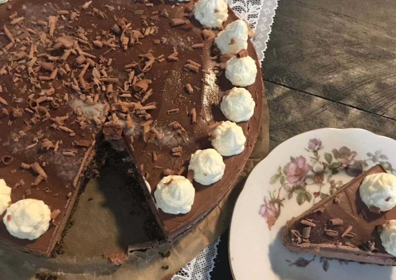 No-bake Chocolate Cheesecake<br /><br />#myfavouriterecipe