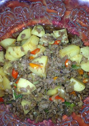 Foto resep Daging cincang kentang