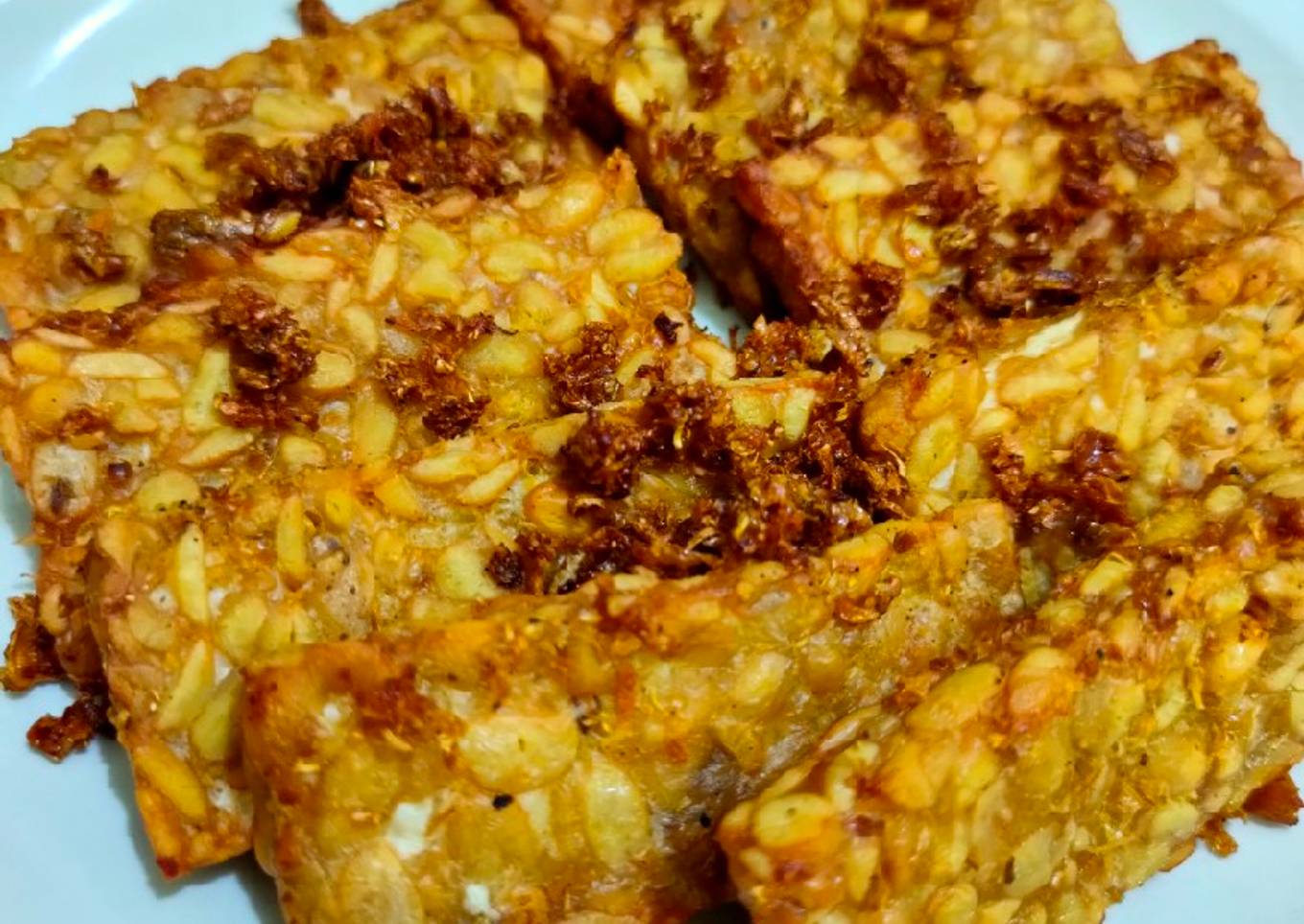 Tempe Goreng Renyah & Gurih