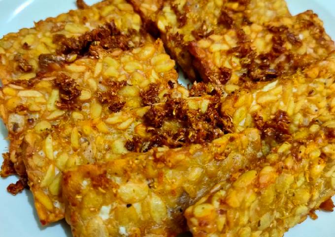 Tempe Goreng Renyah & Gurih