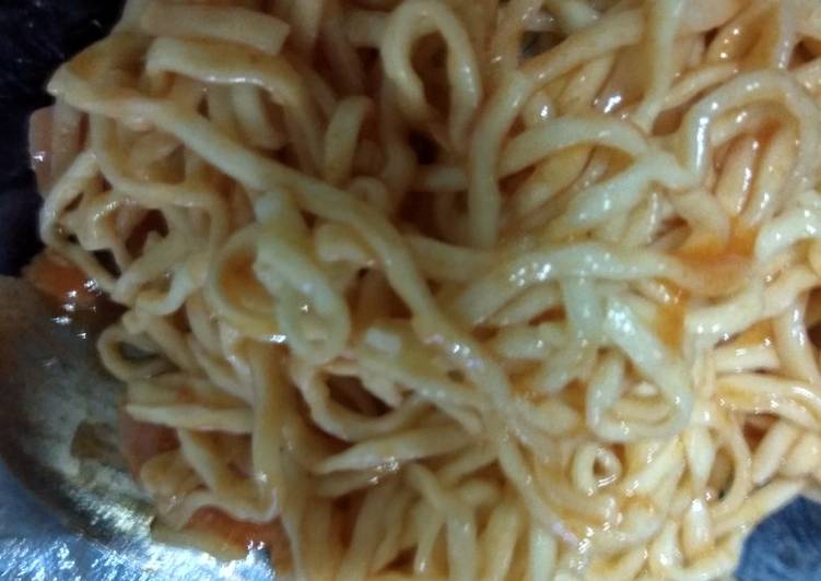 Resep Mie Pangsit Spaghetti, Sempurna