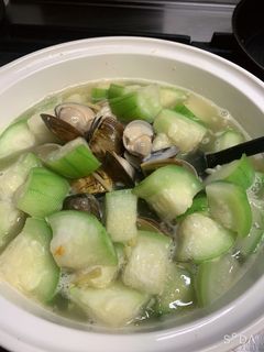 蛤蜊絲瓜麵線 的食譜成品照片
