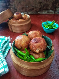 Foto resep Perkedel Ubi Tahu Telur Puyuh