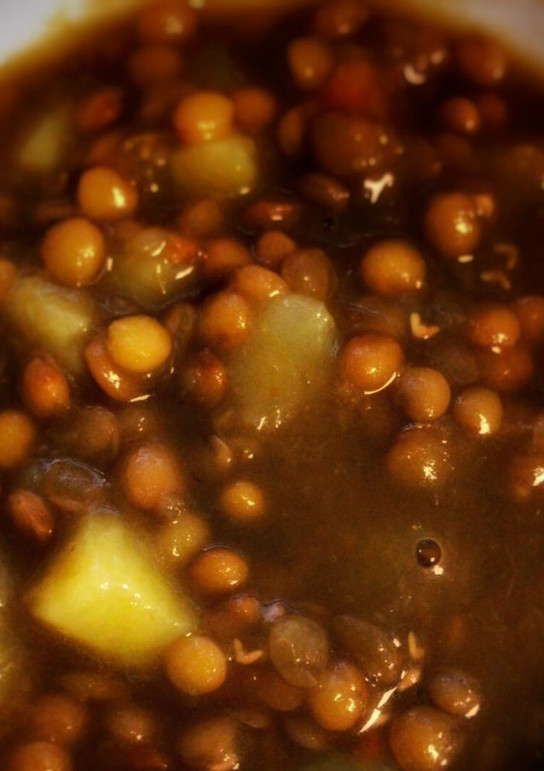 Una foto de Lentejas con chorizo