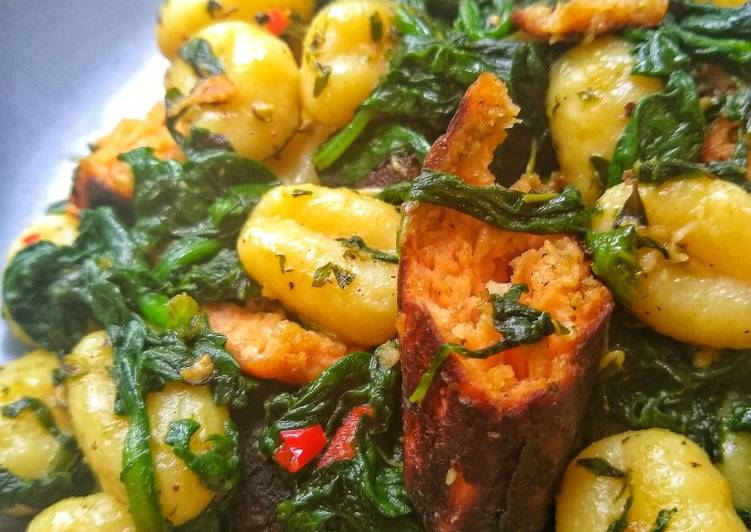 Recipe of Any-night-of-the-week Sausage and Spinach Gnocci (Vegetarian)