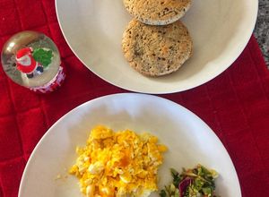 Una foto de Arepas de avena con harina de Almendras y semillas de chía y linaza (fitness)