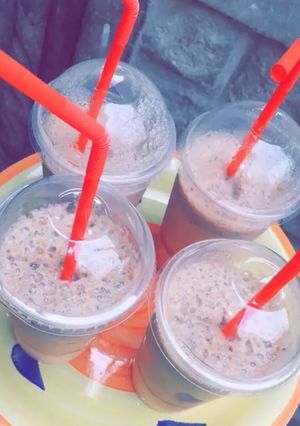 Pawpaw smoothie (lemon gwanda) ainihin hoton girkin