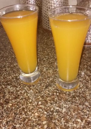 صورة لوصفة عصير خوخ