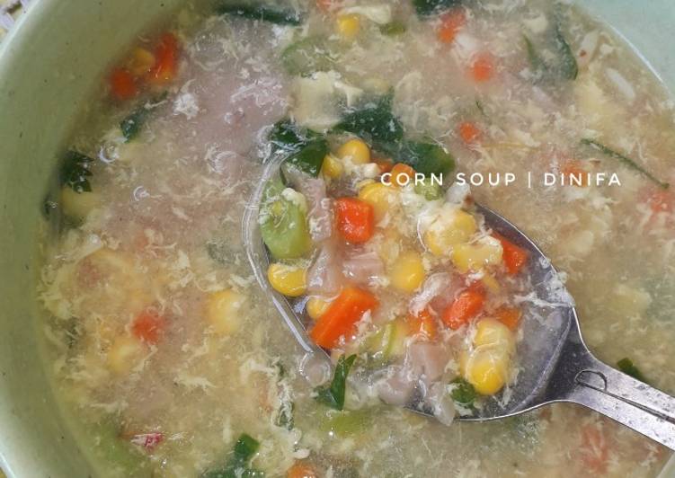 Resep masakan Sup Jagung Wortel | Cara Bikin Sup Jagung Wortel Yang Bisa Manjain Lidah