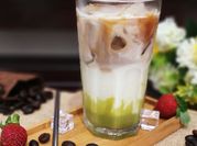 Gambar minuman matcha