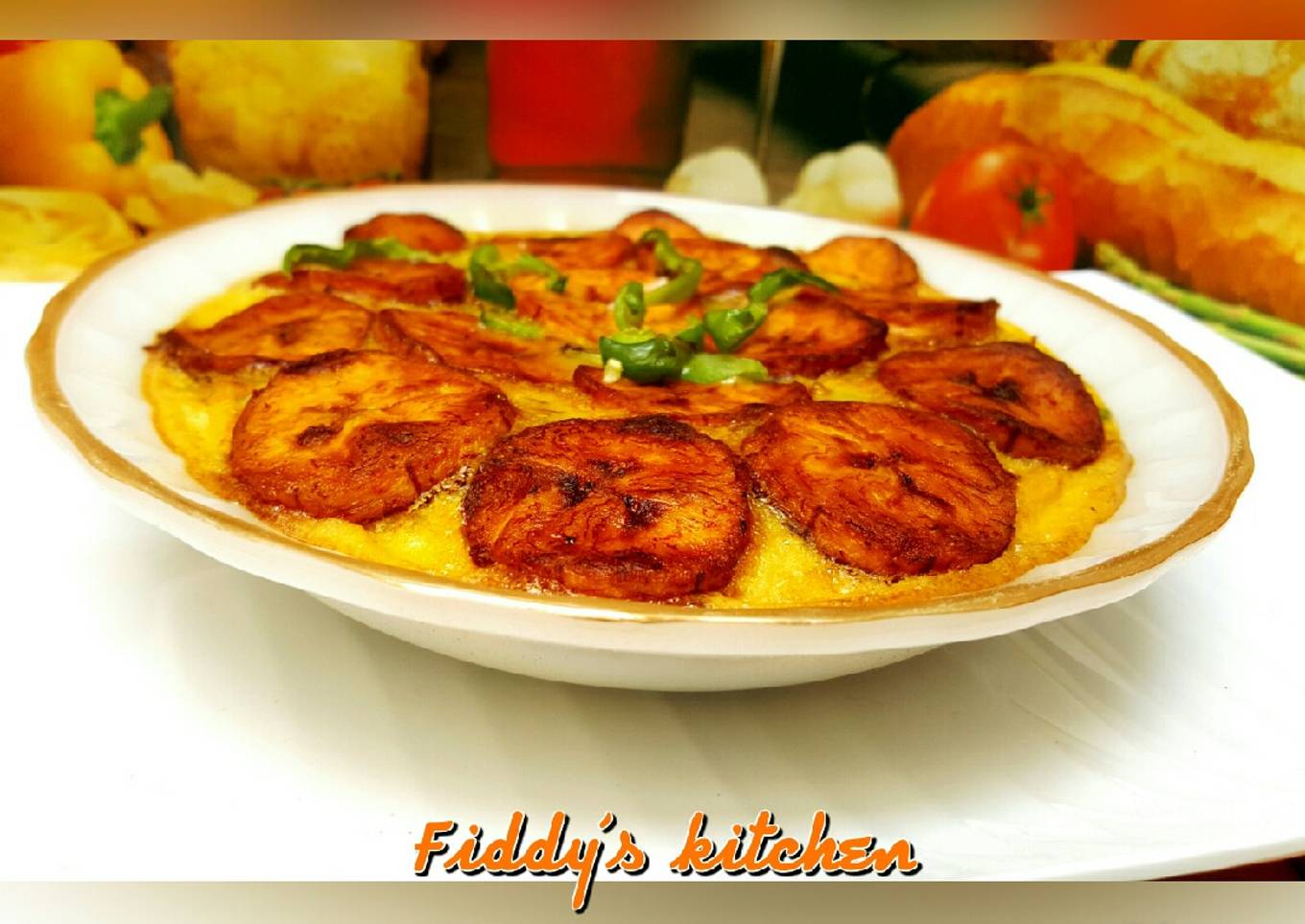 Plantain frittata