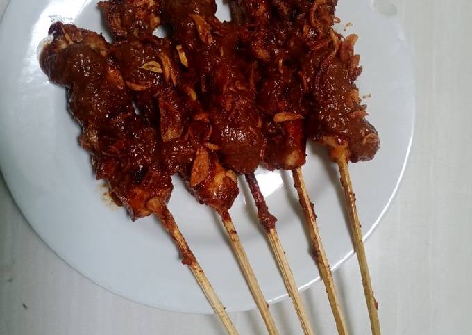 Resep Sate Ayam Kuah Kacang Ala Kang Sate Madura, Sempurna