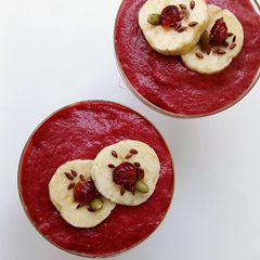 A picture of Red Banana Beetroot Smoothie.