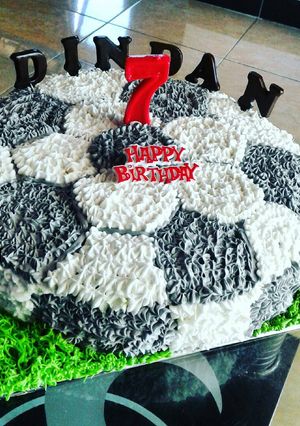 Foto resep Tart bntuk bola⚽⚽