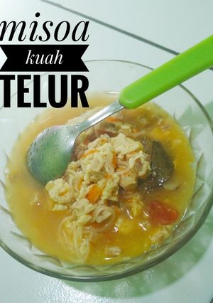 Foto resep Misoa kuah telur (MPASI 12m+)