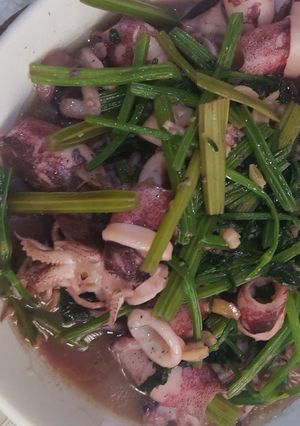 Foto resep Cumi cah seledri
