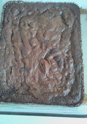 Une photo de Brownie végétal
