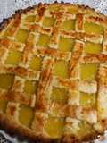 Crostata de compota de manzana