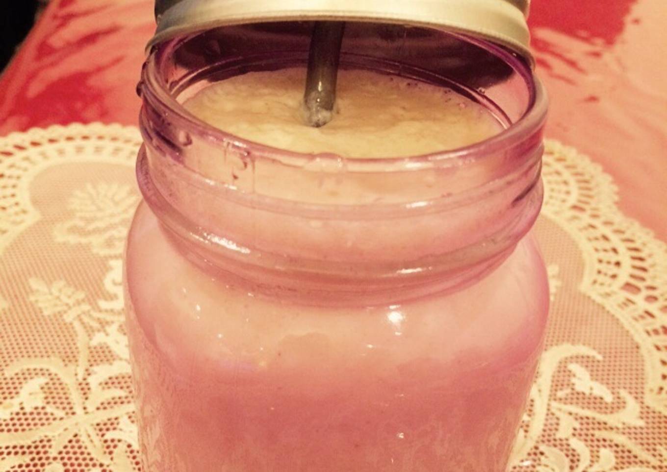 Apple milk shake
