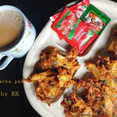 Lacha Pakoras A picture of Lacha Pakoras.