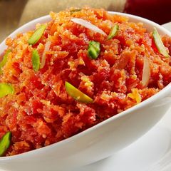 A picture of Gajar ka halwa.