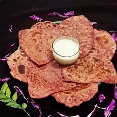 A picture of Antioxidants Rich Red Cabbage Paratha.