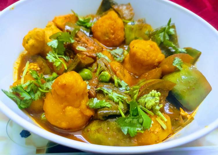 Flatbeans &amp; Eggplant Curry
