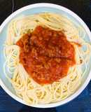 Mỳ ý sốt cà chua thịt bò băm đơn giản