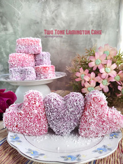 Foto resep Two Tone Lamington Cake