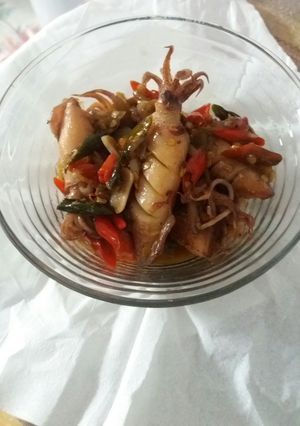 Foto resep Tumis Ikan Cumi