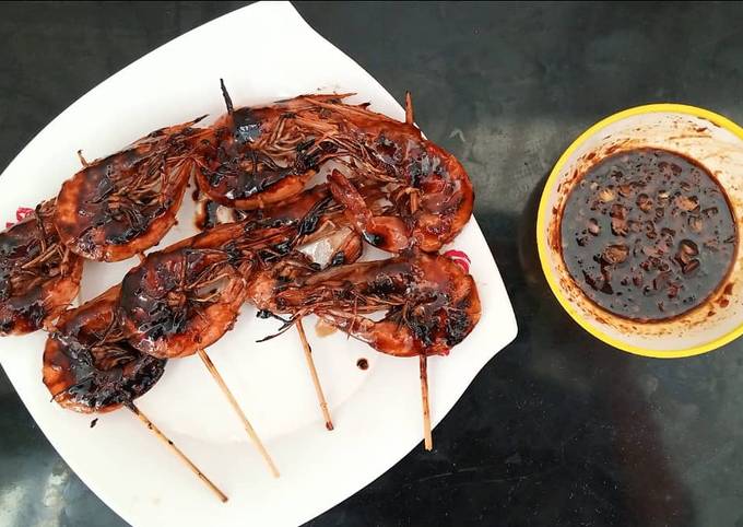 Udang Bakar Teflon sambel colo2