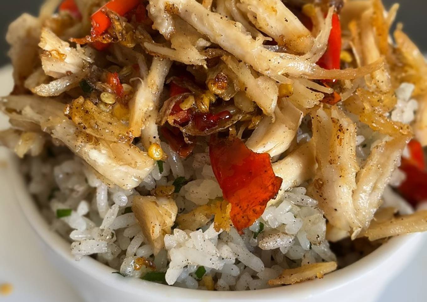 Nasi Daun Jeruk Ayam Blenger